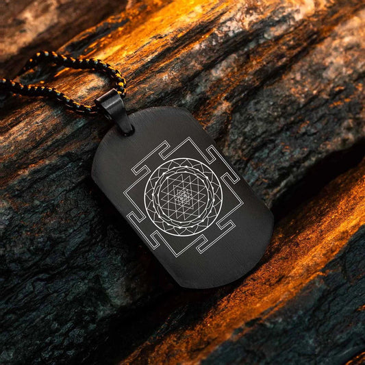 Prosperity Shree Yantra Chain Necklace – Attract Wealth & Positive Energy - Mankind Essentials