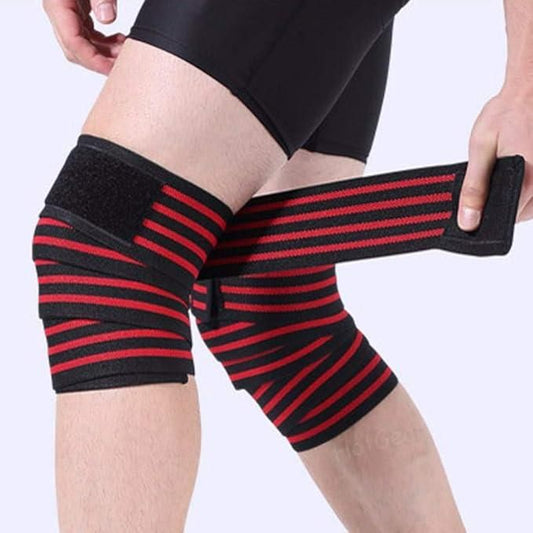 Knee Wrap Pair – Superior Compression & Stabilization for Heavy Workouts - Mankind Essentials