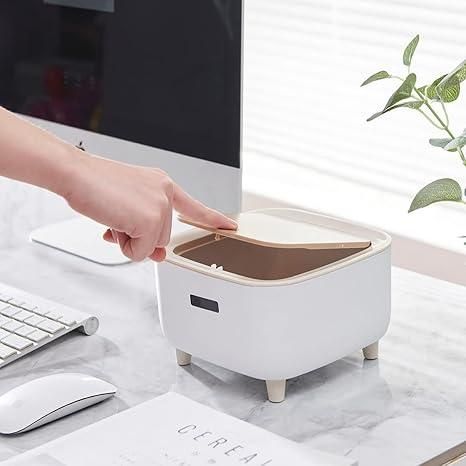 Classy Desktop Push Button Trash Bin - Mankind Essentials