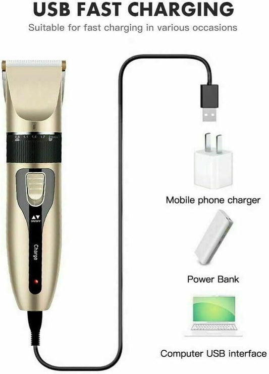 Rechargeable Cordless Hair Clipper for Men – Precision Cutting & Versatile Grooming - Mankind Essentials